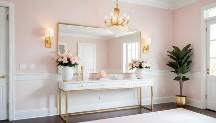 Fototapeta premium Photo interior modern design room 3d illustration