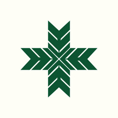 Green Doctor Hospital Plus Sign Logo