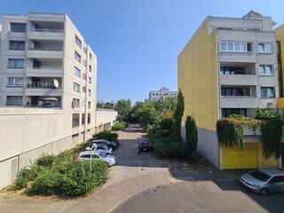 Blick auf eine Wohngegend in Berlin Neukölln - für Themen rund ums Wohnen, Berlin Neukölln,...