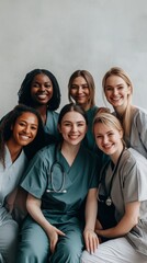 Group of Female Healthcare Professionals