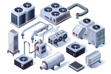 HVAC Equipment Cooling Systems