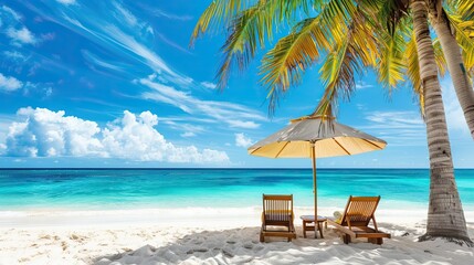 Obraz premium Tropical Paradise Beach