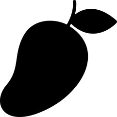 mango fruit icon vector design template in white background