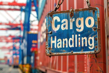 Obraz premium A durable sign displaying 