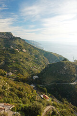 The panorama of Taormina, Sicily, Italy