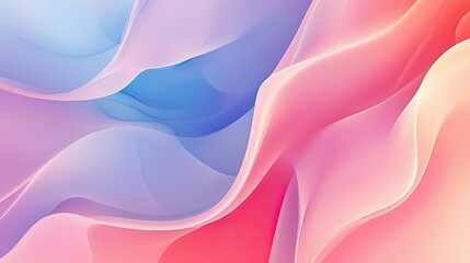 Fototapeta premium A minimalist abstract background featuring soft pastel gradients blending seamlessly across the image.
