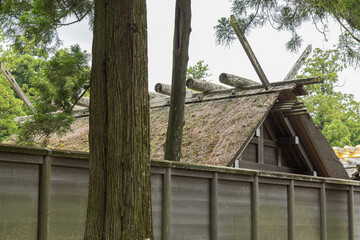 日本　三重県伊勢市にある伊勢神宮の外宮の正宮、豊受大神宮