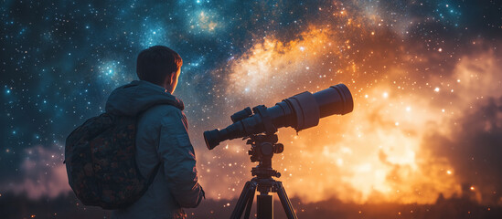 Generative AI, Exploring the Universe Through a Telescope