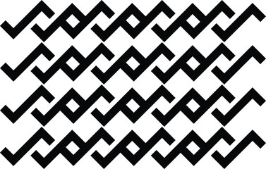 Retro of black and white geometric vector pattern minimal posters with 20s geometric design. Trendy bauhaus pattern background for cover design, poster and interior.