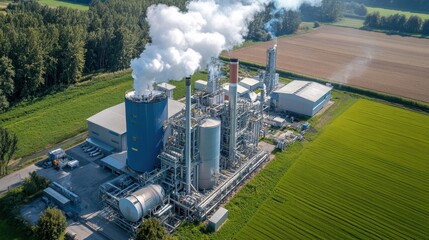 Green energy facility converting biomass into Sustainable Aviation Fuel