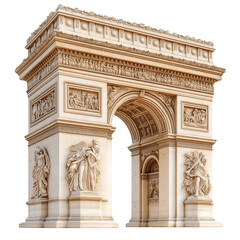 Fototapeta premium Arc De Triumph Isolated
