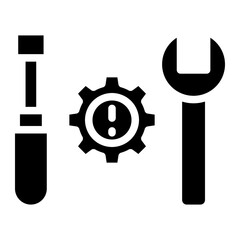 icon risk management glyph