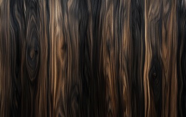 Naklejka premium Dark Wood Texture Background - Rustic Brown and Black Wooden Plank Surface.