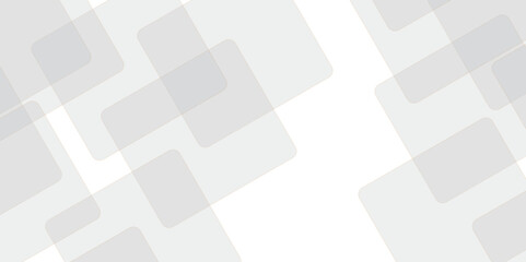 Abstract elegant background white and gray squares texture. Abstract white and grey geometric overlapping square pattern abstract futuristic background technology digital concept.	