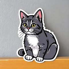 Obraz premium Cat Stickers