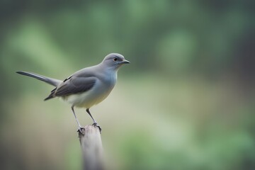  Grant bird blurry nature background, AI Generated