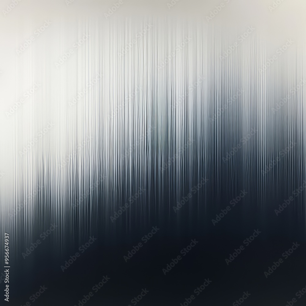 Wall mural Abstract background with vertical blurred lines transitioning from light gray to dark gray.