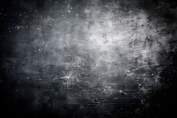 Obraz premium Black shabby, shabby grunge background with scratches and splashes