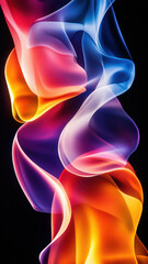 Naklejka premium Gradient Light and Shadow with Curves