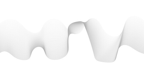 Abstract colorful gradient dynamic flowing wave lines design element. Abstract smooth wave on a white background. Vector spiral with sound wave. element for technology, science, modern .	
