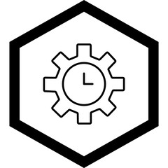 Time Management Vector Icon Design