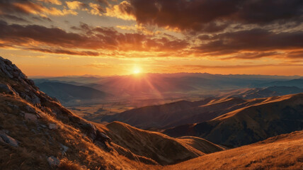 person standing on top of mountain