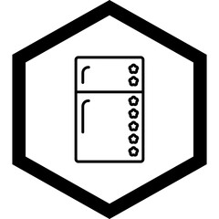 Fridge Vector Icon Design
