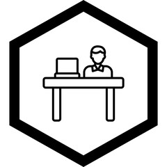Desk Vector Icon Design