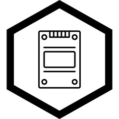 Ssd Vector Icon Design