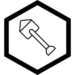 Spade Vector Icon Design