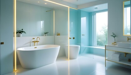 Photo interior modern design room 3d illustration