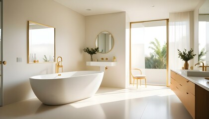 Photo interior modern design room 3d illustration