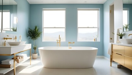 Photo interior modern design room 3d illustration