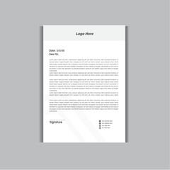 Abstract Letterhead Design Modern Business Letterhead Design Template,Minimal Business Letterhead