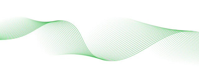 Abstract green lines for website, banner and brochure, Curve flow motion illustration, Smoke design, Vector lines, Modern background design.  © Song Long