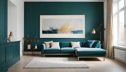 Photo interior modern design room 3d illustration