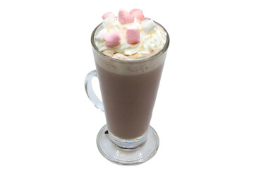 Hot chocolate with marshmallows