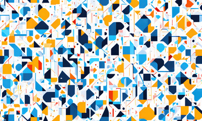 Abstract seamless geometric pattern.