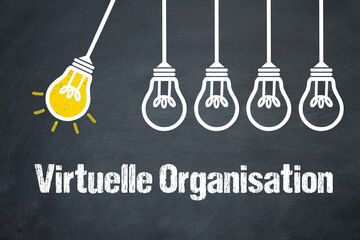 Fototapeta premium Virtuelle Organisation 