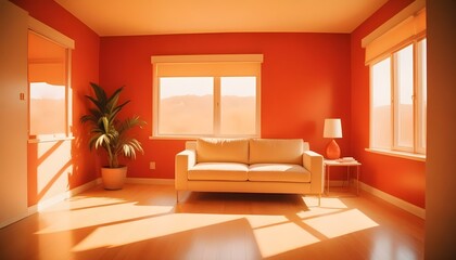 Photo interior modern design room 3d illustration