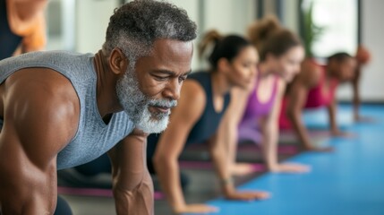 Group Fitness Class in Session