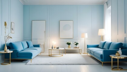 Photo interior modern design room 3d illustration