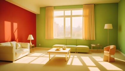 Fototapeta premium Photo interior modern design room 3d illustration