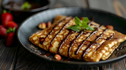 Chocolate Hazelnut Crepe