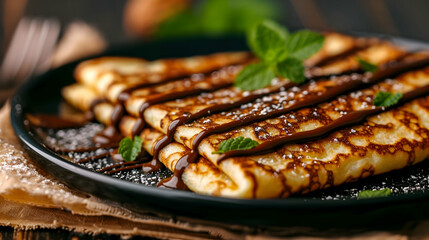 Chocolate Hazelnut Crepe