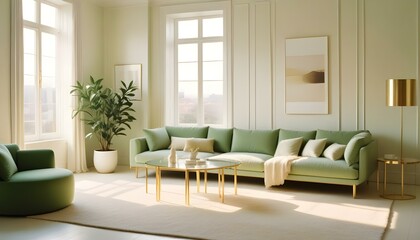 Photo interior modern design room 3d illustration