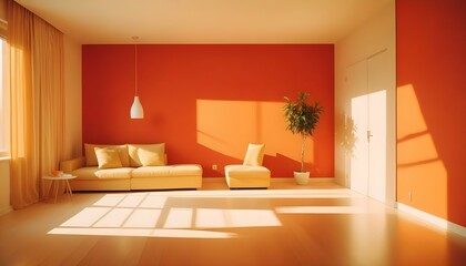 Photo interior modern design room 3d illustration
