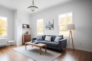 Fototapeta premium american style internal home design living