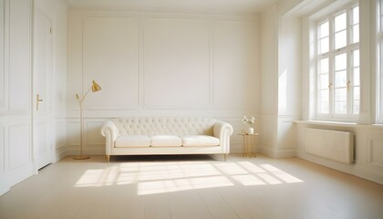 Photo interior modern design room 3d illustration