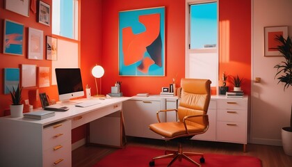 Photo interior modern design room 3d illustration
